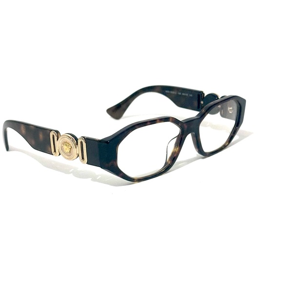 Versace Mod 3320-U 108 Brown and Gold Women's Glasses 3320 U New Authentic - Picture 8 of 10